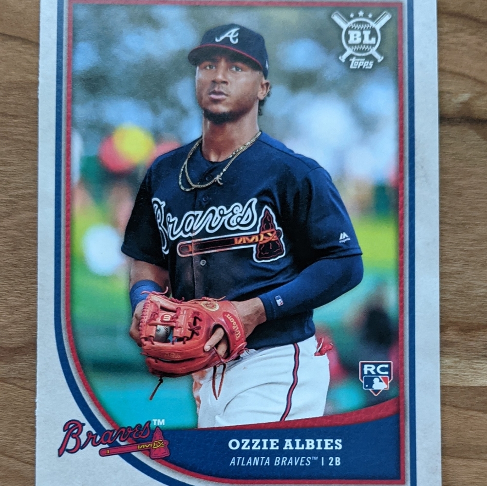 👣2018 Topps Big League Ozzie Albies Rookie Card